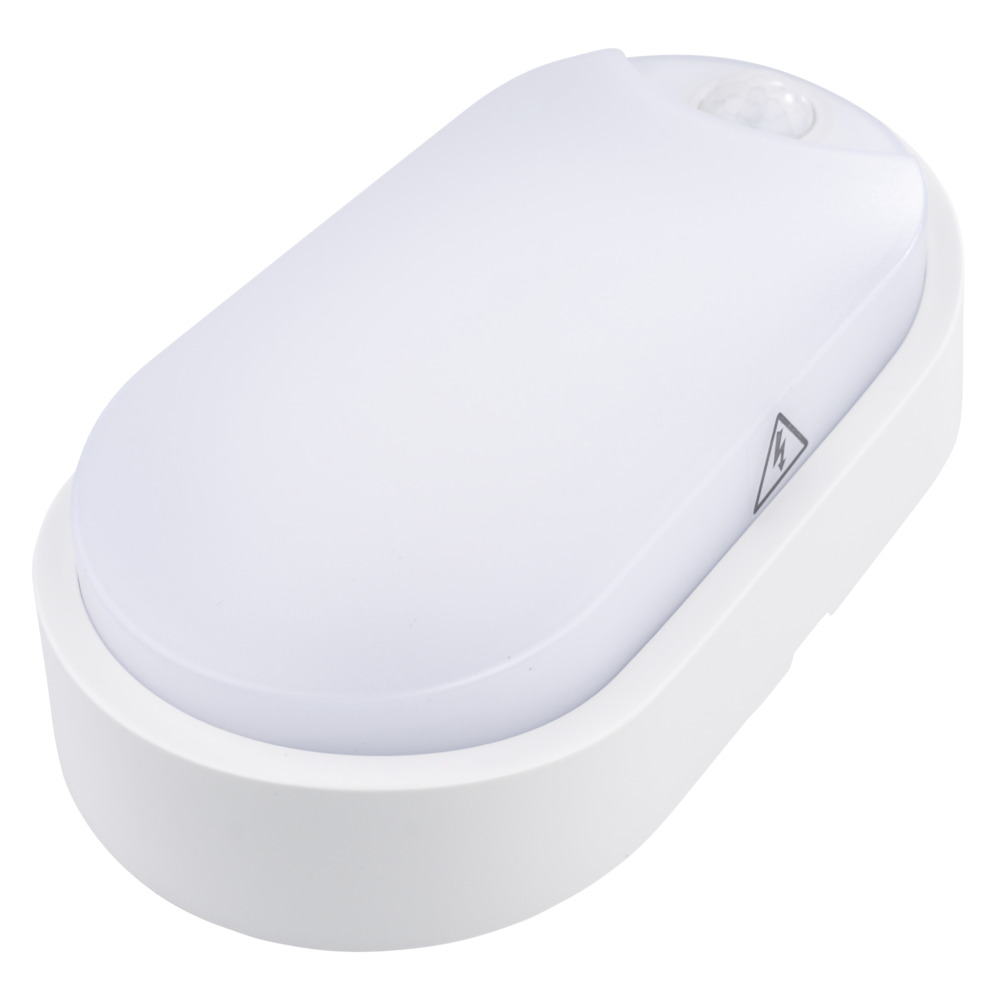 Luceco LED-Außenleuchte oval mit Bewegungsmelder