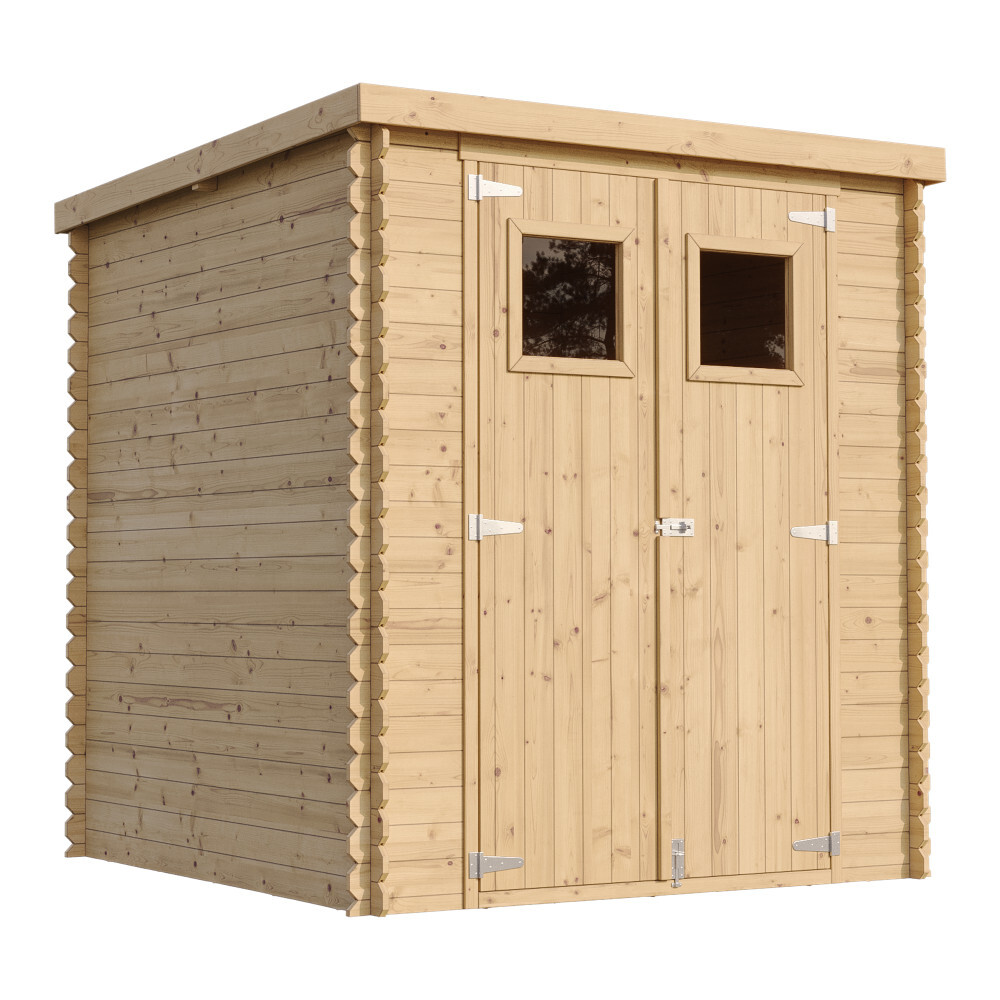 Timbela Geräteschuppen aus Holz mit Boden