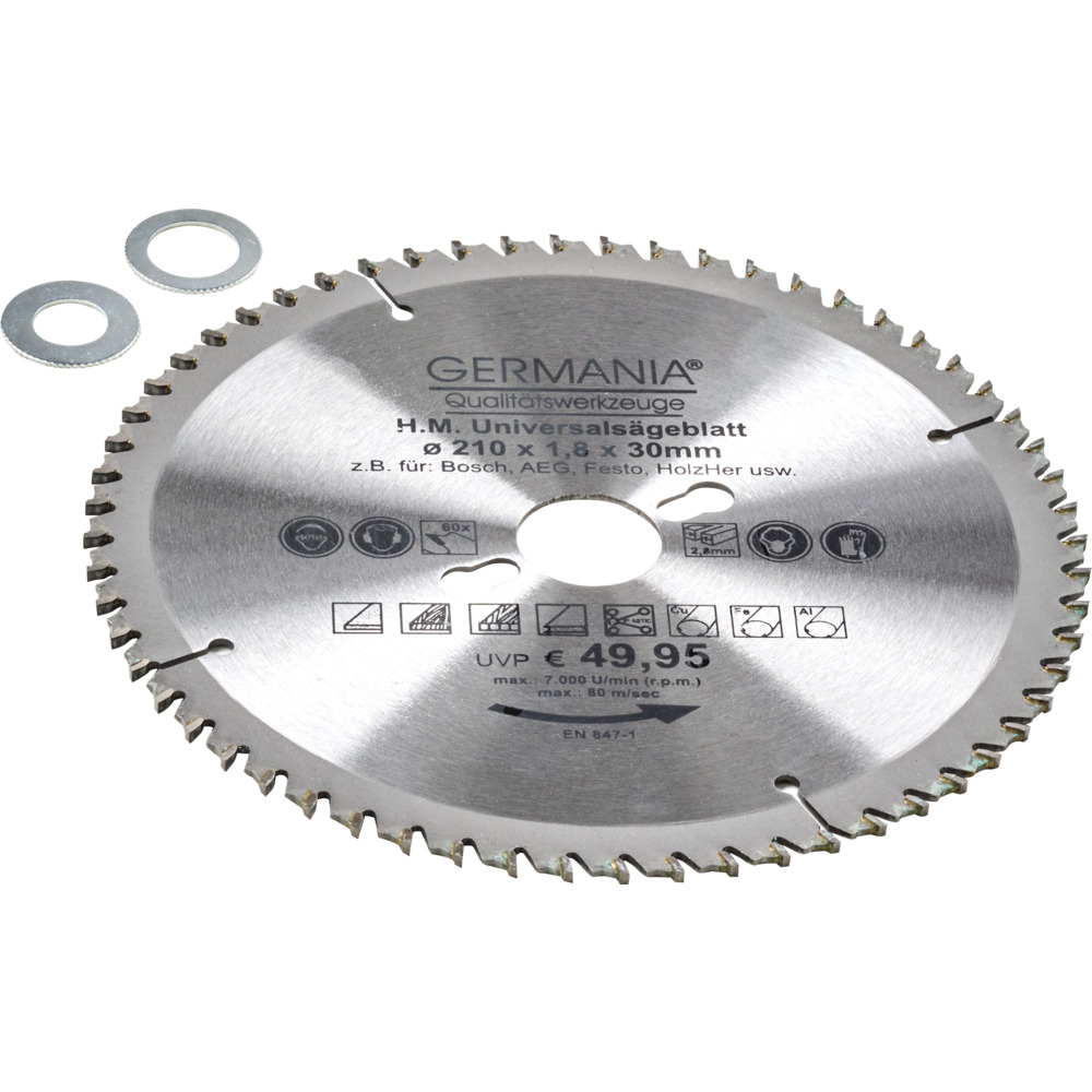 HM Multi Sägeblatt 210x30 mm 60 Zähne universal image number 1