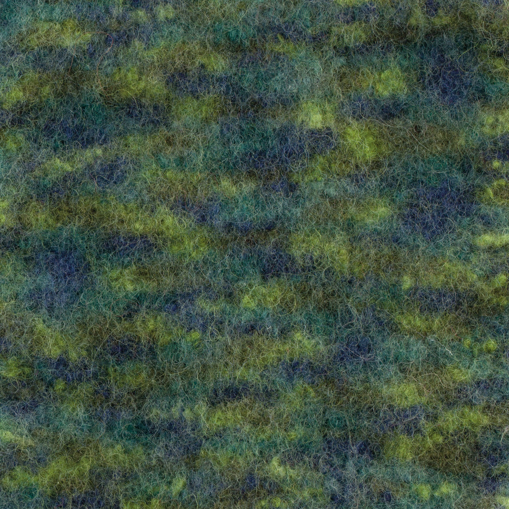 Filzwolle Color 50 g gr&uuml;n-marine Multicolor image number 1