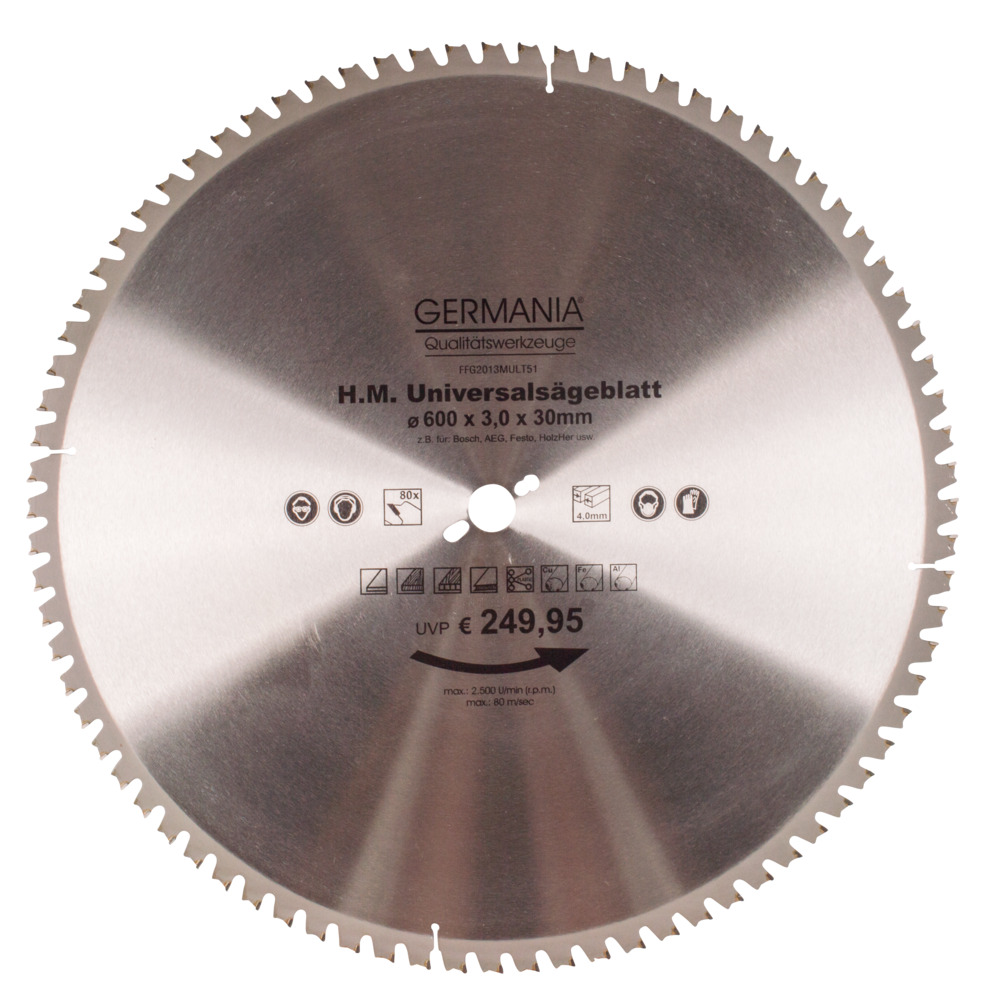 Multi-Sägeblatt 600 x 30 mm