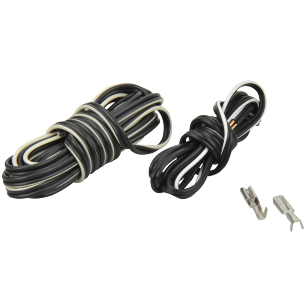 FISCHER Fahrrad Dynamo Kabel Set 2 adrig 4 teilig