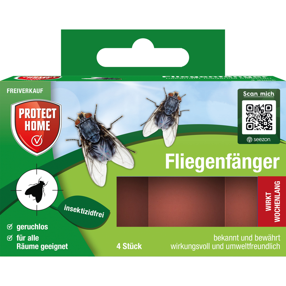 Fliegenf&auml;nger 4 St&uuml;ck zum Aufh&auml;ngen image number 0