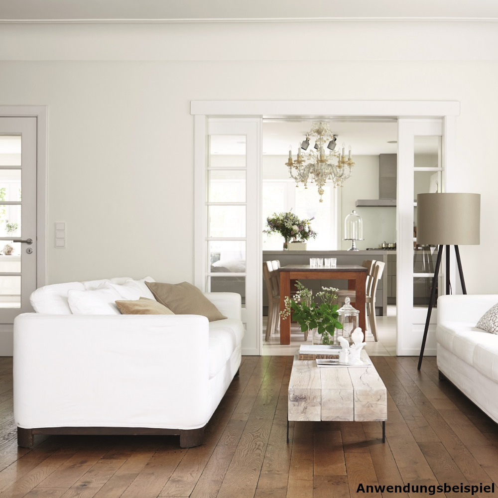 Alpinawei&szlig; Wandfarbe 10 Liter + 1 Liter gratis image number 4