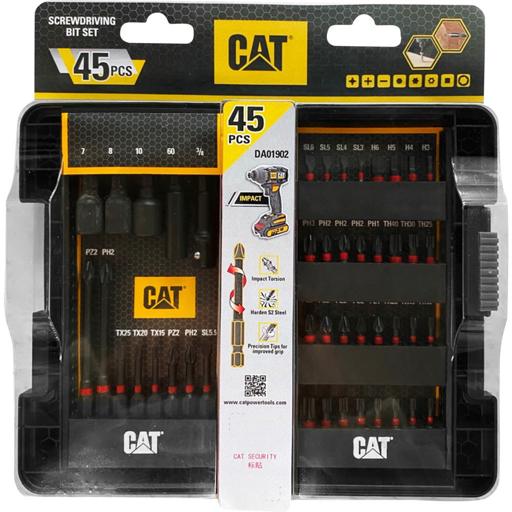 CAT Torsion Schraubendreher-Bit-Set DA1902, 45 Teile image number 6