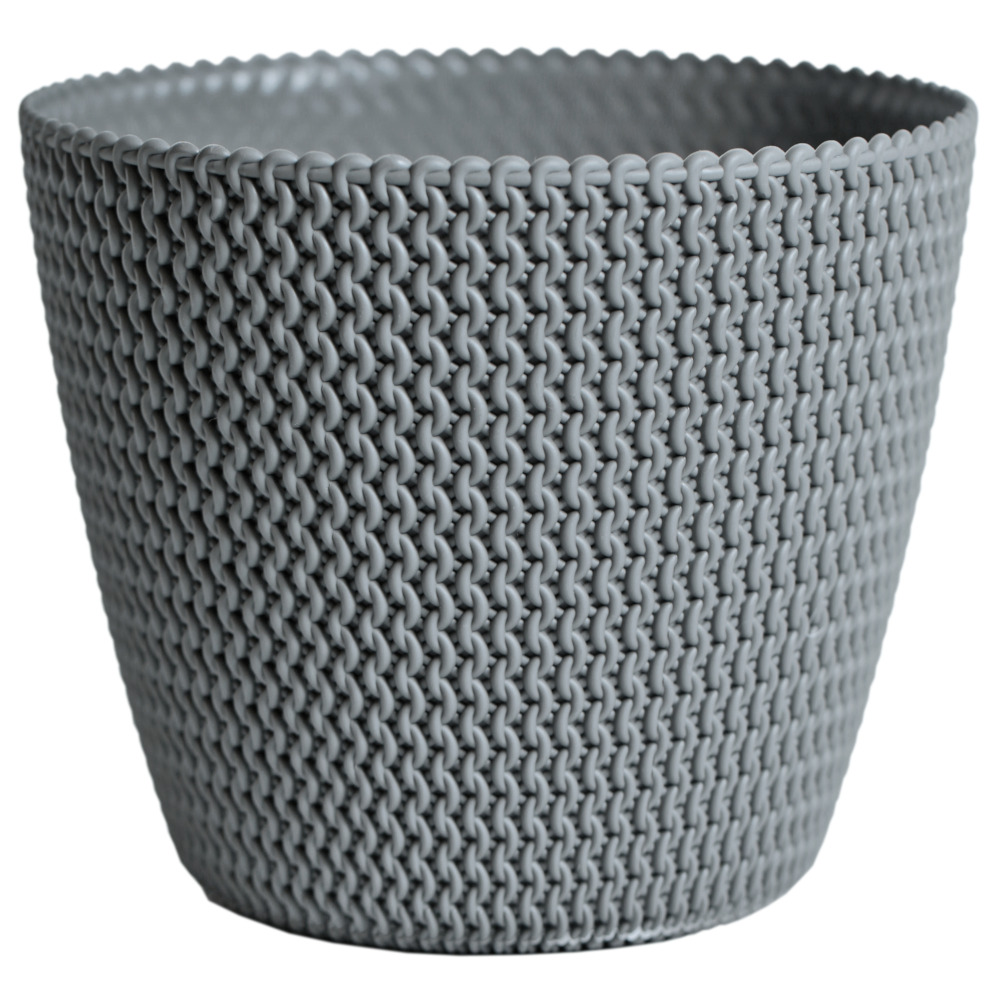 Prosperplast Blumentopf Splofy Ø 30 cm in Grau