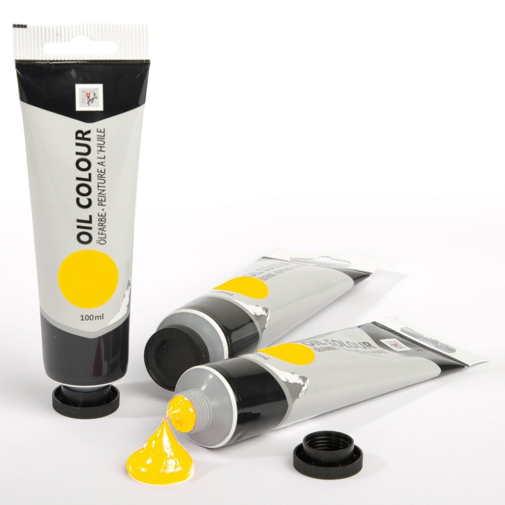The Wall Ölfarbe in Yellow Medium 100 ml Tube