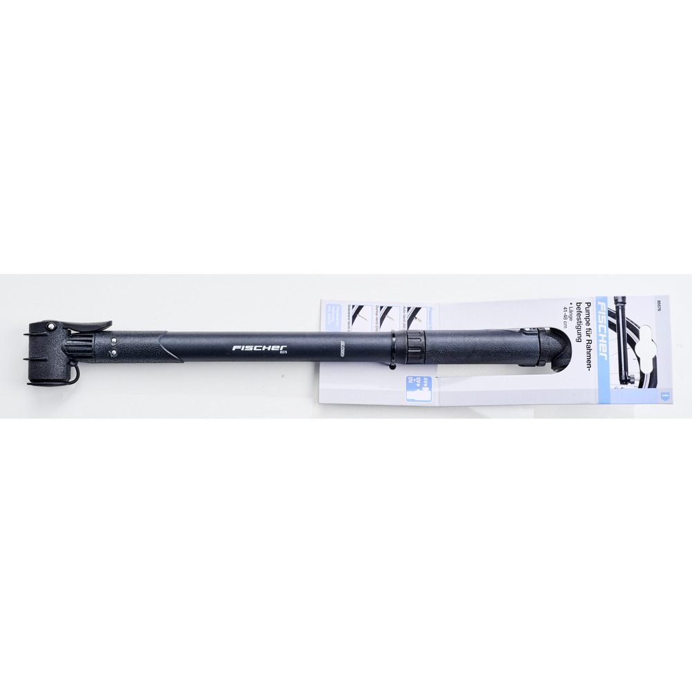 FISCHER Fahrrad Luftpumpe 41 - 48 cm alle Ventile image number 1