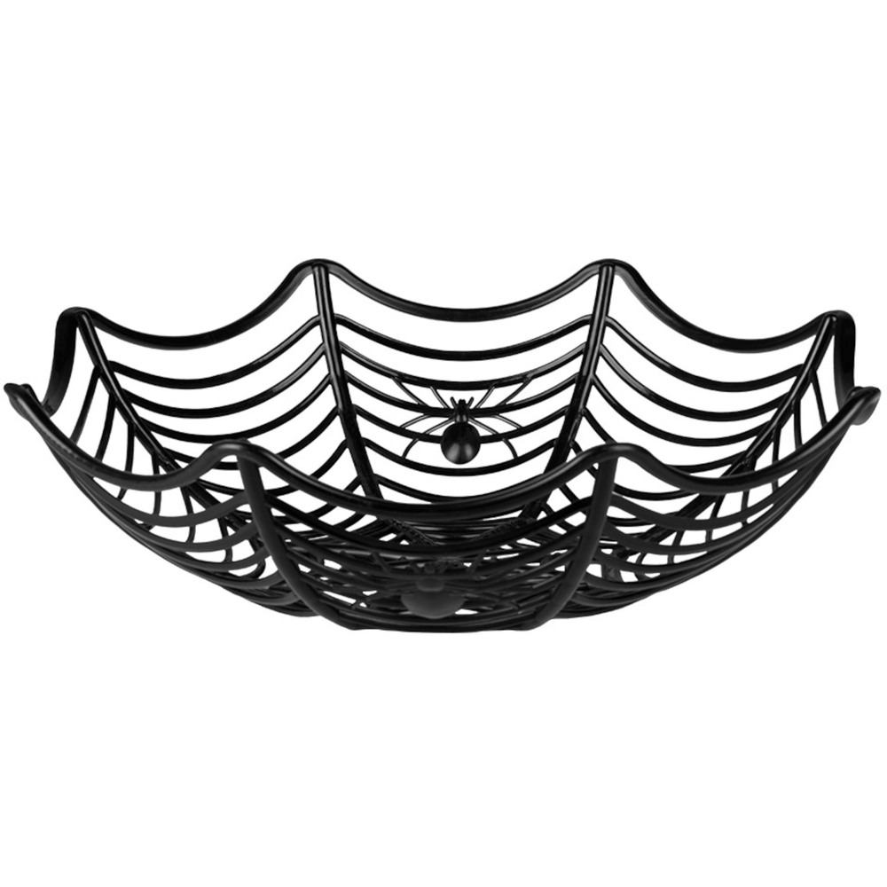 Halloween-Korb Spinnennetz &Oslash; 27 cm