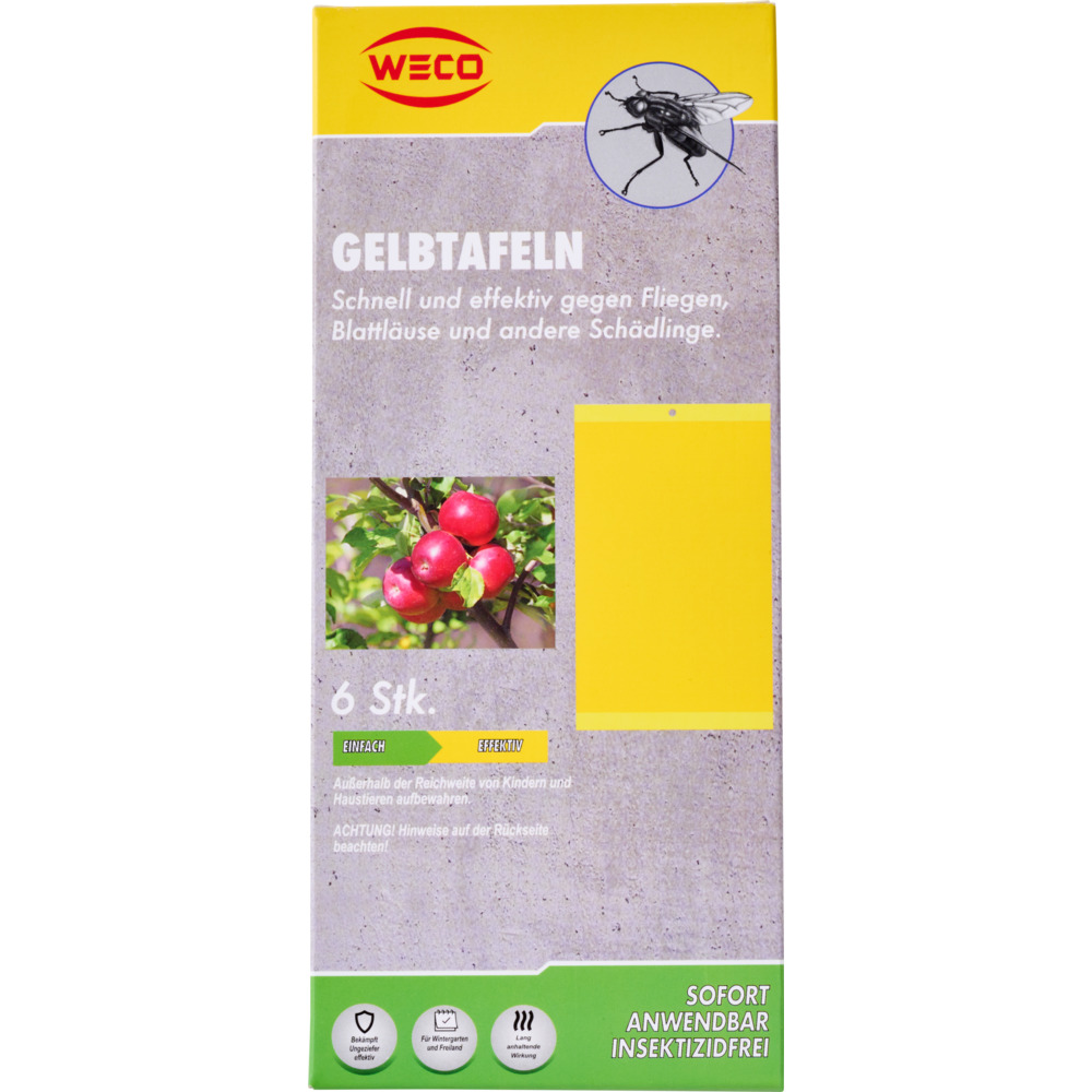 Gelbtafeln 6er Set inkl. Bindedraht