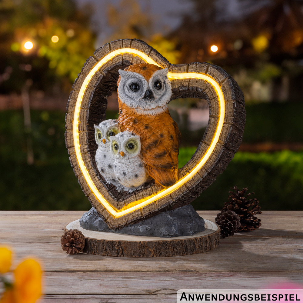 Solar-LED-Gartendekoration ''Eule'' image number 3