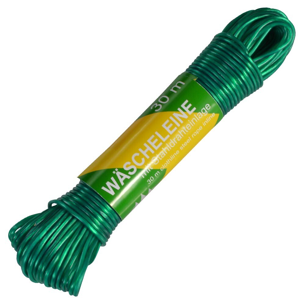 Wäscheleine 30 m aus Stahldraht mit Kunststoffummantelung in verschiedenen Farben image number 2