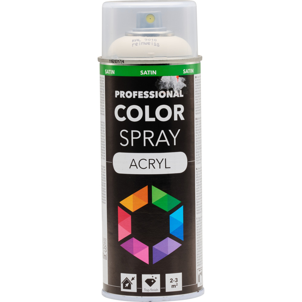 Profi-Spray satin Reinweiß