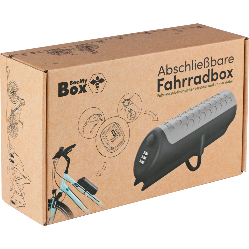 BeeMyBox Fahrradbox abschließbar 26 cm grau image number 10