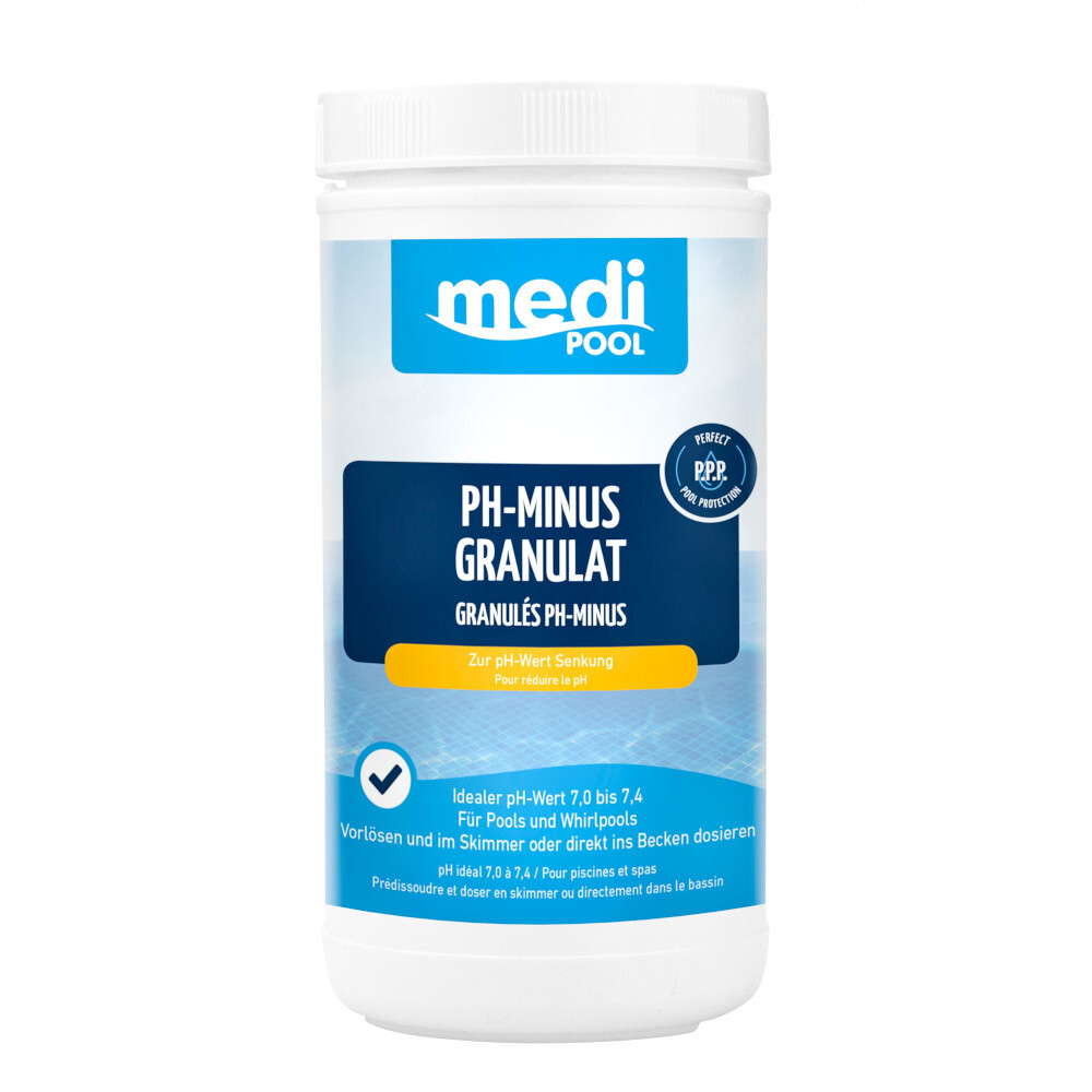 Pool pH Wert Senker, pH Minus Granulat 1,5 kg
