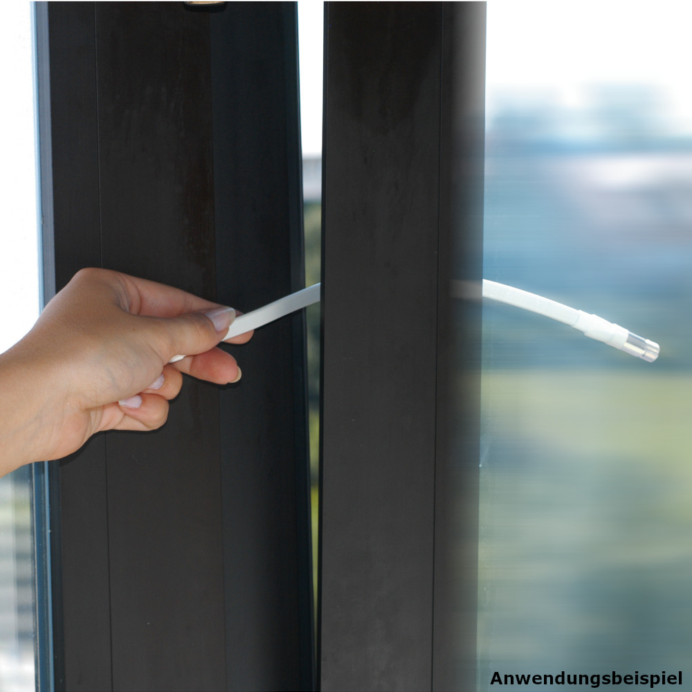 hama® SAT-Fensterdurchführung, 2 F-Kupplungen, 0,20 m image number 3