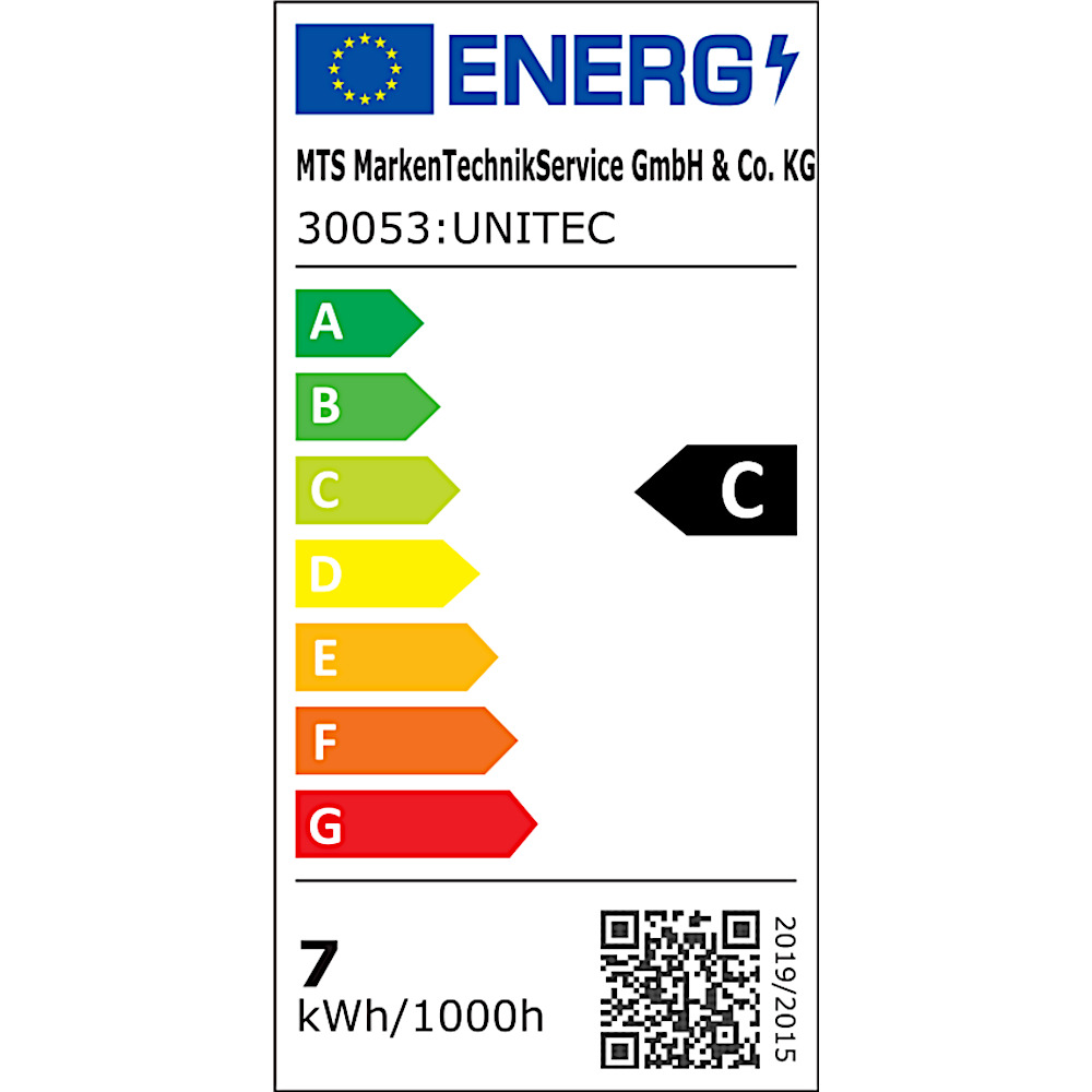 UNITEC&reg; LED Strahler 850 Lumen Aluminium Wei&szlig; image number 3