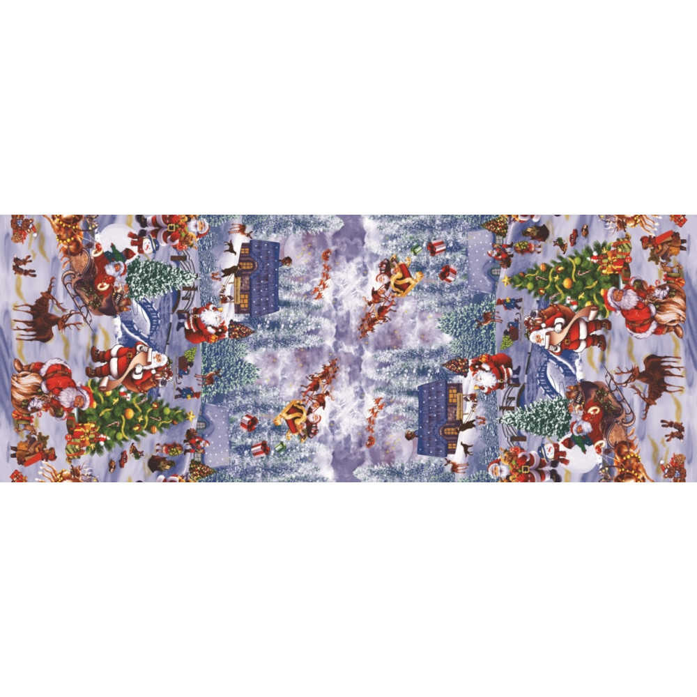 Wachstuch X-Mas 1,40m Winterland
