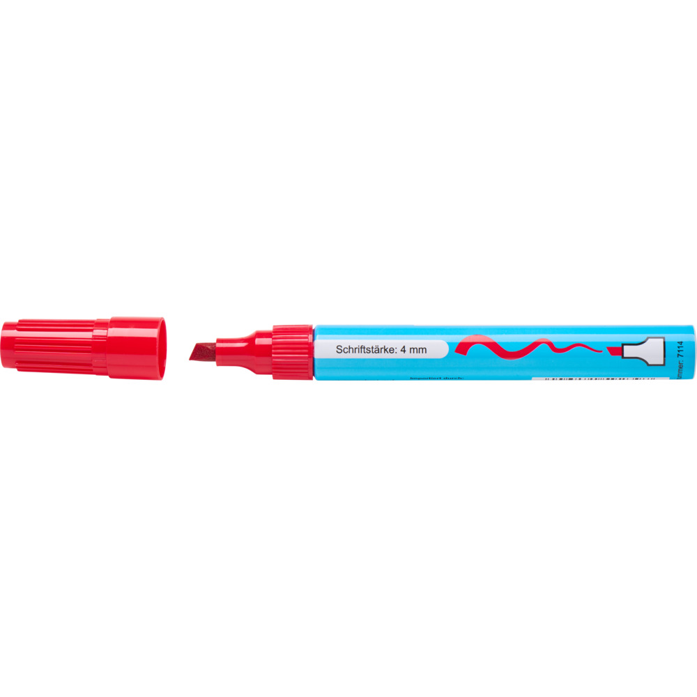 Permanent Marker 3300 eckig rot 10 Stück image number 2