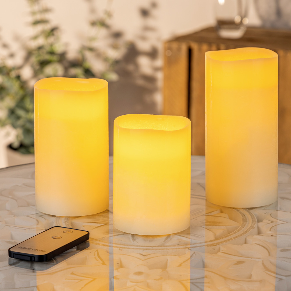 LED-Kerzen-Set 3-teilig mit Fernbedienung image number 3