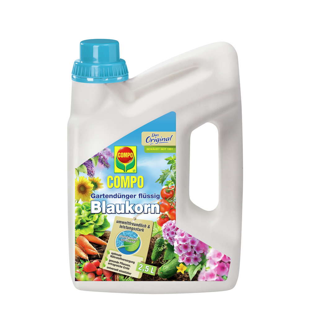 COMPO Gartend&uuml;nger Blaukorn&reg; fl&uuml;ssig 2,5 L image number 0
