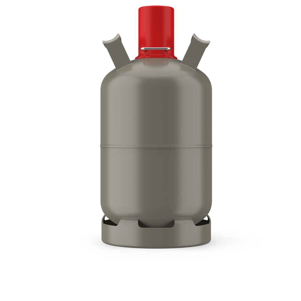 Progas Propan Gasfüllung 11 Kg Eigentumsflasche grau