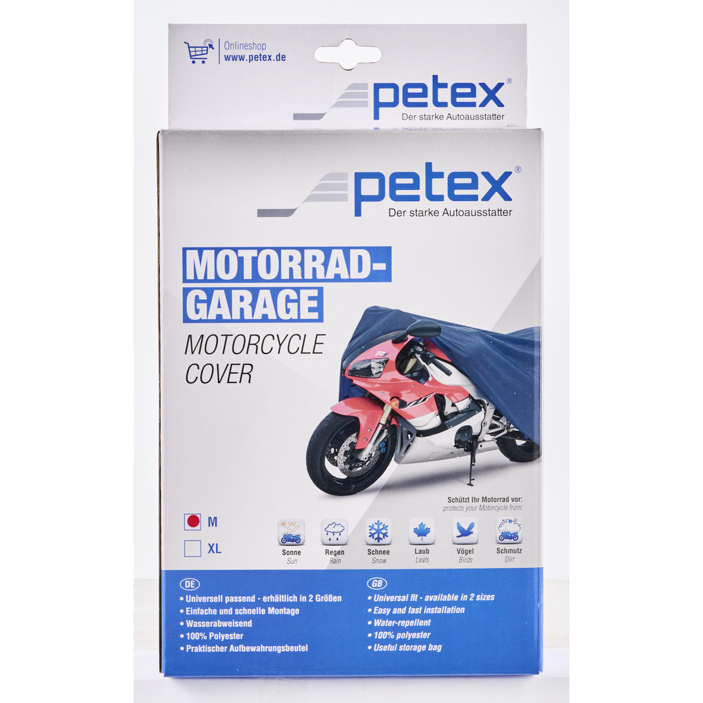 PETEX Motorradgarage Größe XL in Blau image number 5