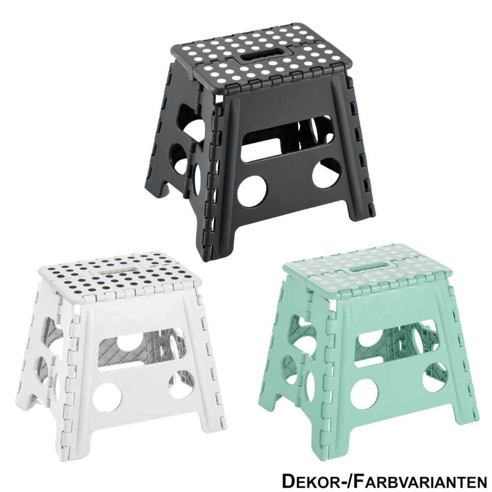 Klapptritt 1-stufig mit 120 kg Belastbarkeit, Höhe 32 cm image number 1