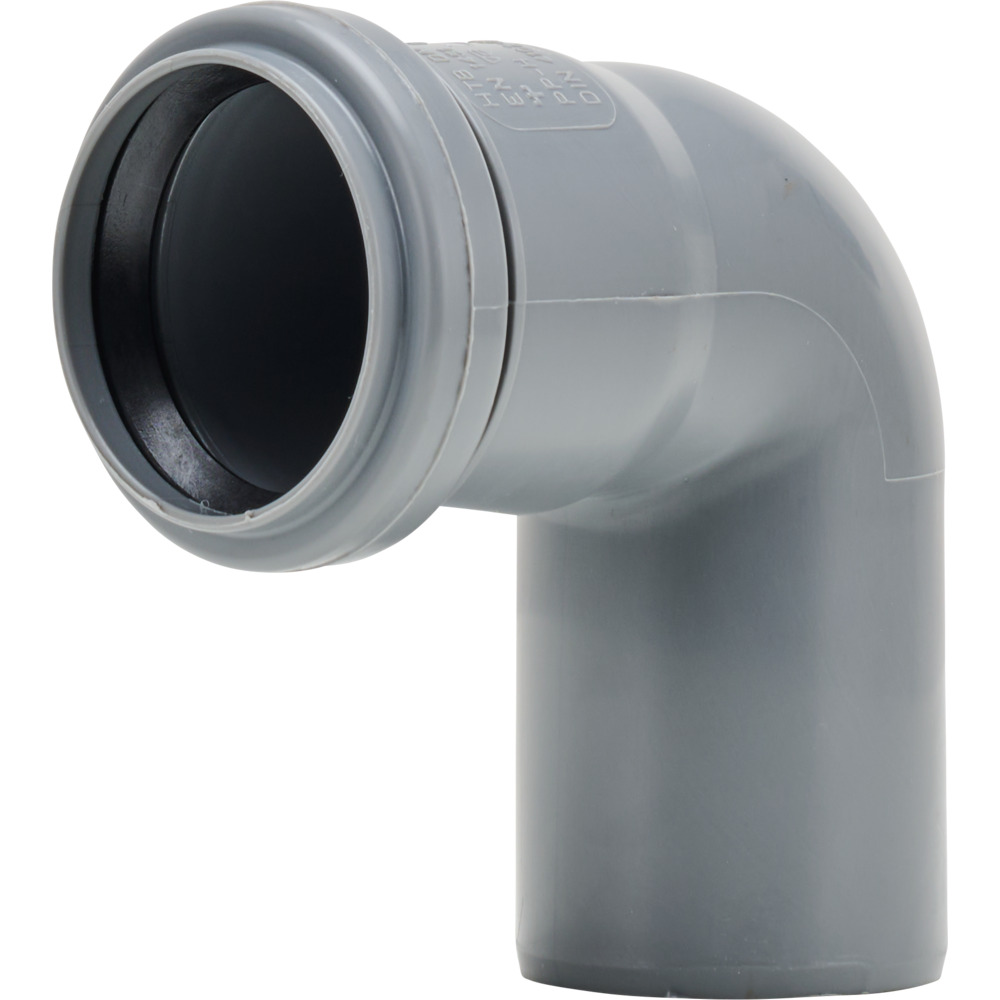 HTB-Abwasserbogen DN 50 mit 87&deg; Winkel image number 1