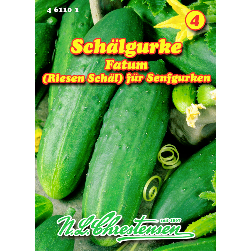 Saatgut Sch&auml;lgurke Fatum ca. 40 Pflanzen