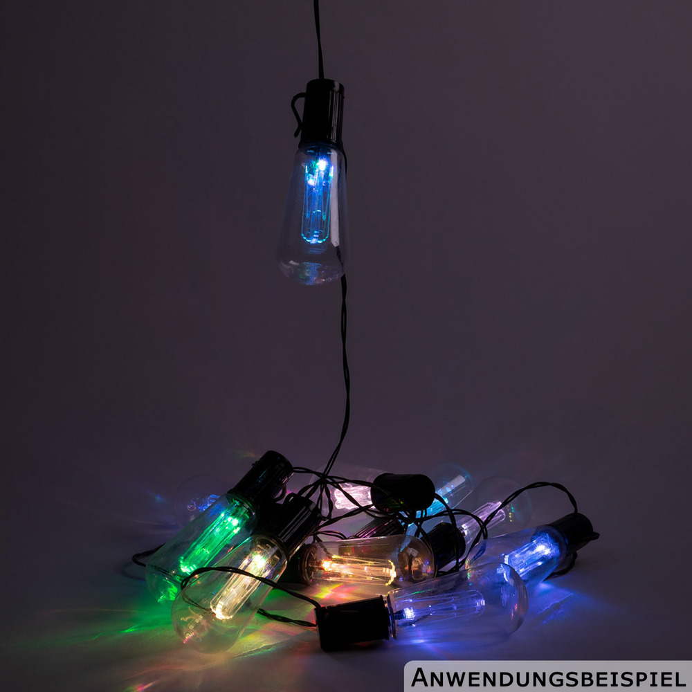 Solar-Lichterkette 4,7 m mit 10 LED-Birnen image number 7