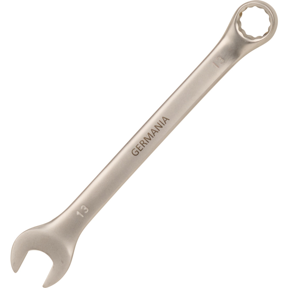 GERMANIA&reg; CV Maulschl&uuml;ssel Ringschl&uuml;ssel 13 mm satiniert image number 0