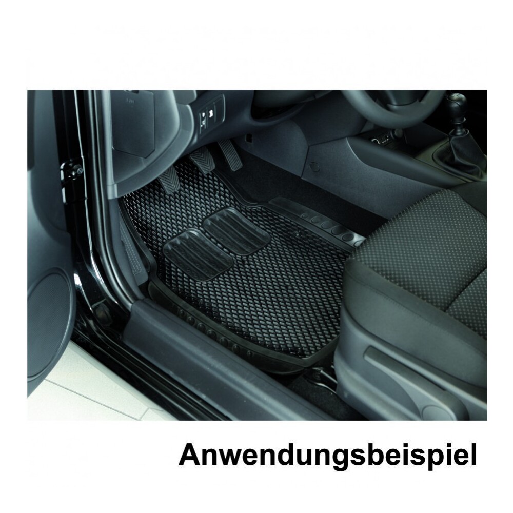 Auto-Gummi-Fußmatten Set 2-teilig, Tropfgitter image number 3