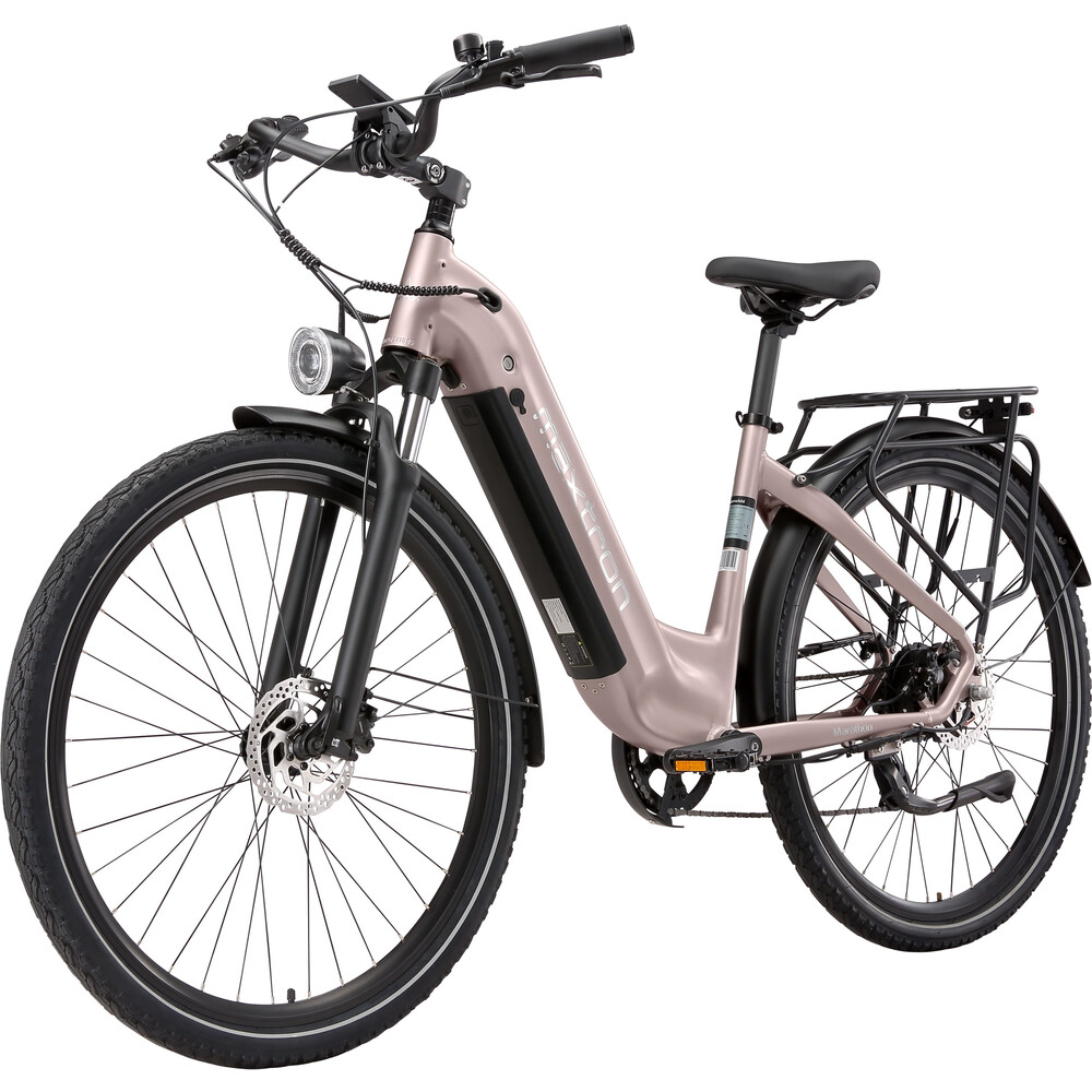 Trekking E-Bike Maxtron "Marathon" 28" goldfarben
