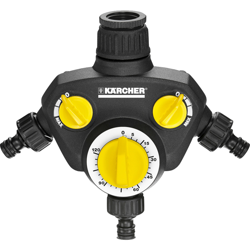 K&Auml;RCHER Bew&auml;sserungsuhr WT 2 mit drei Anschl&uuml;ssen