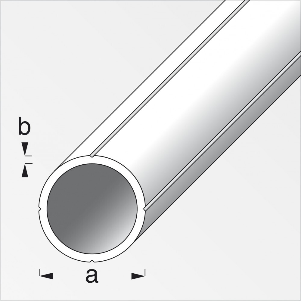 Rundrohr Alu blank 7,5x1 mm,1m image number 0