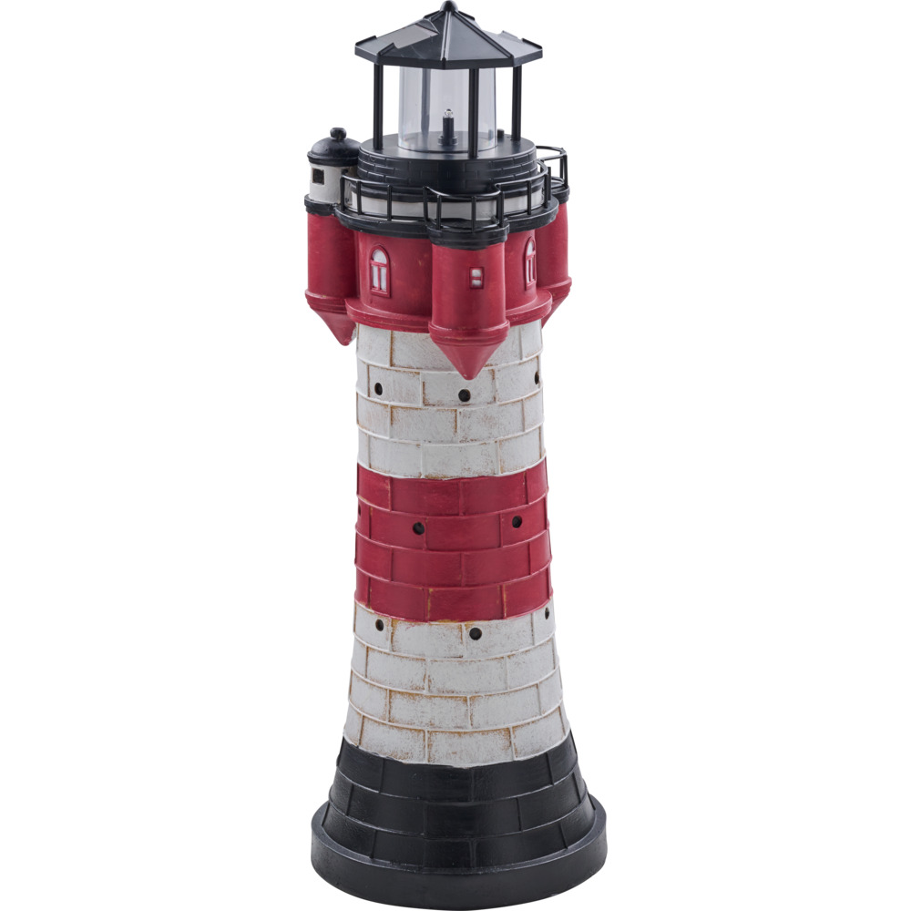 Solar-Leuchtturm „Roter Sand“ 50 cm