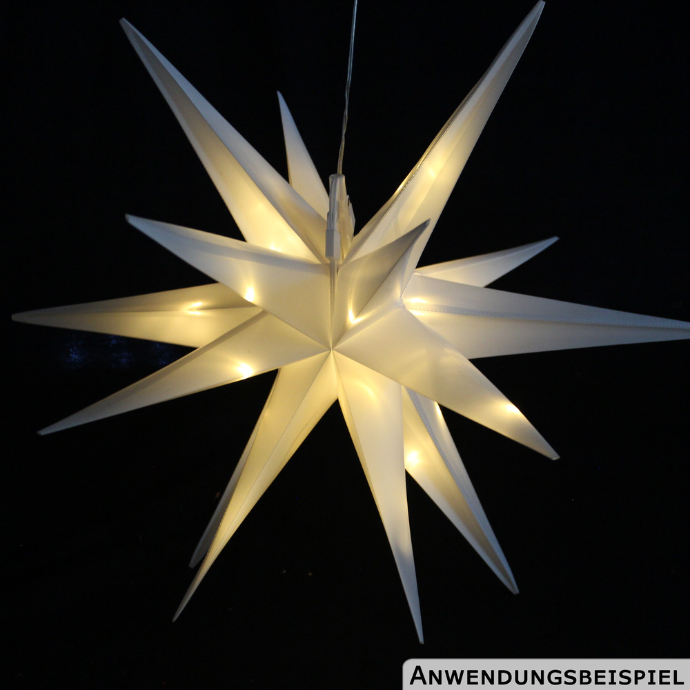 LED 3D Stern warmweiß Ø 25 cm IP44