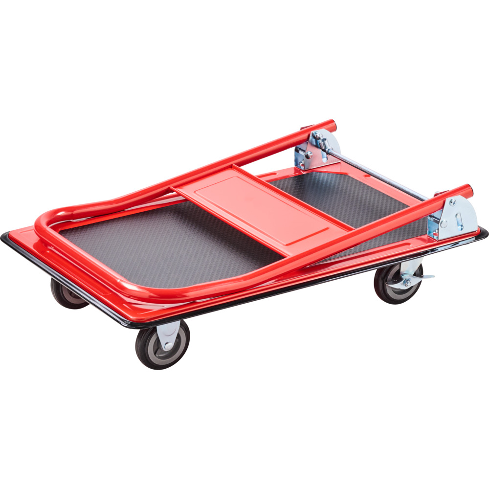 Plattformwagen klappbar 150 kg aus Stahl - rot image number 2