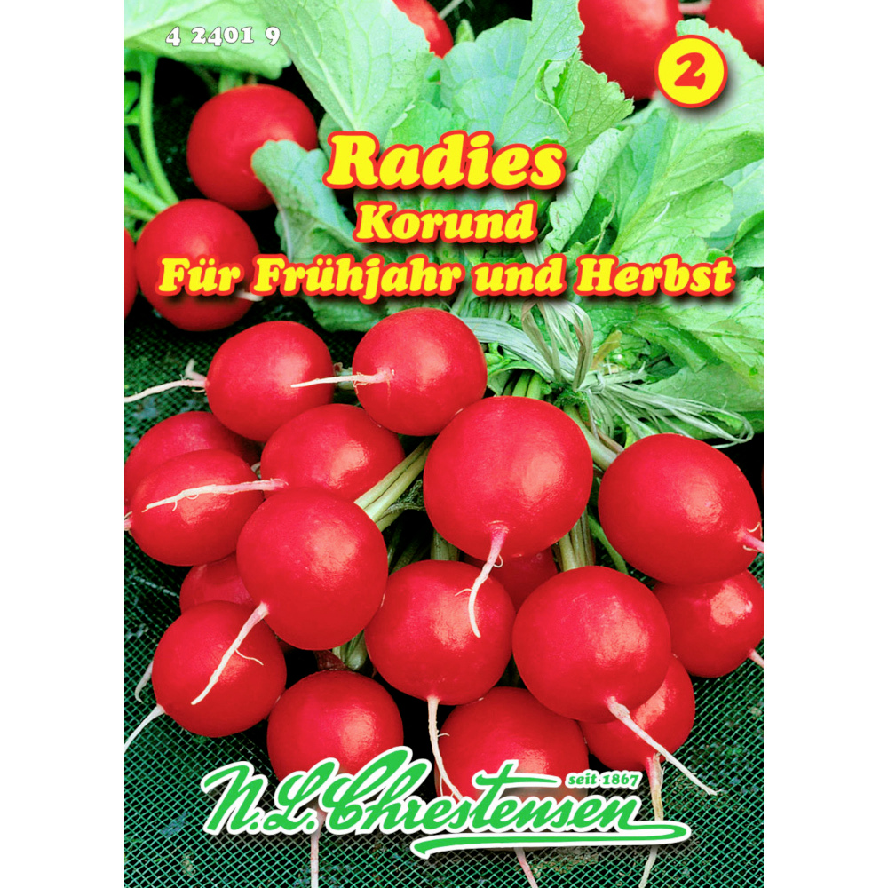 Saatgut Radies Korund ca. 6-8 laufende Meter image number 0