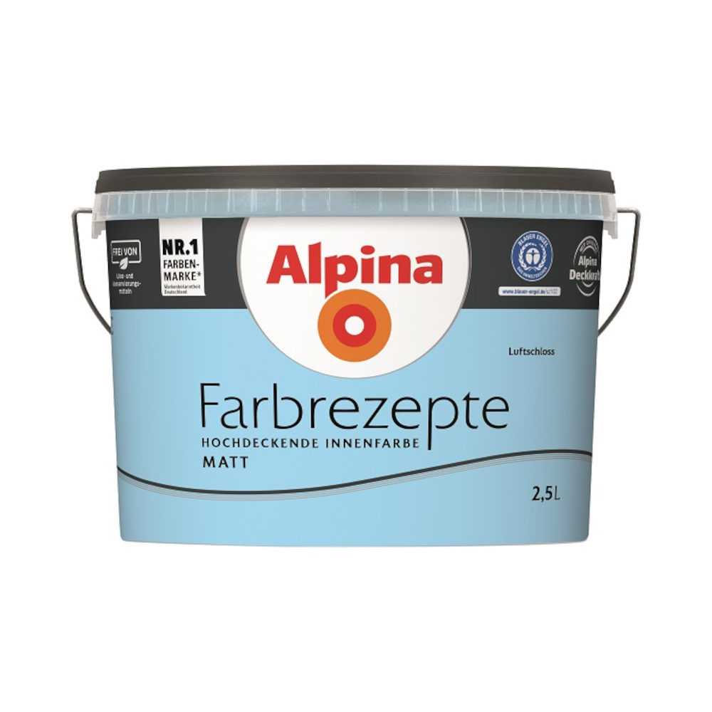 Alpina Farbrezepte Luftschloss matt 2,5 Liter image number 0