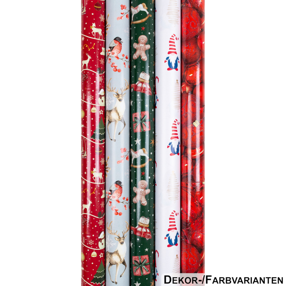 Geschenkpapier „Classic“ 500 x 70  cm, sortiert