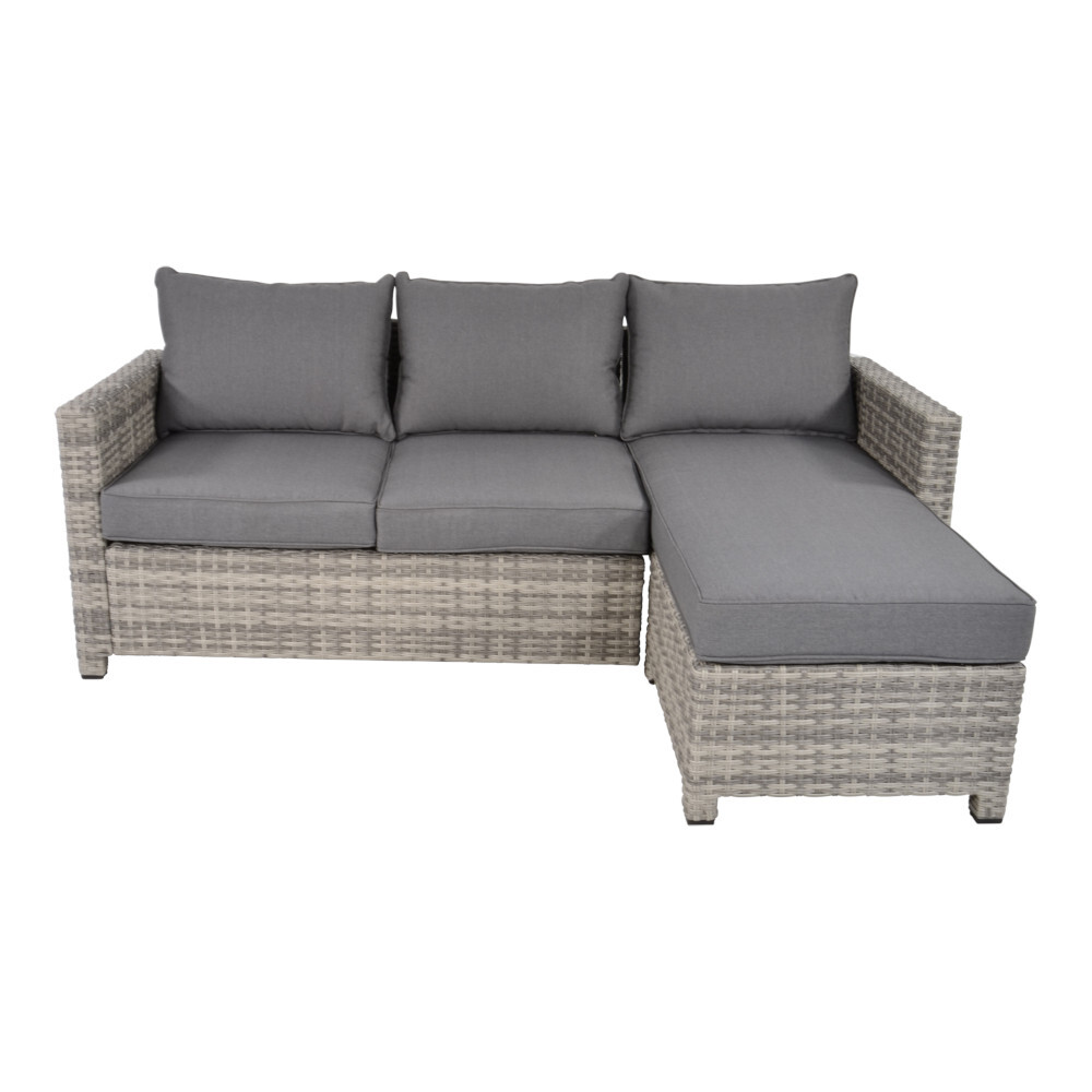 Eckbank-Lounge "Valencia Smoke" mit Aluminiumgestell image number 1