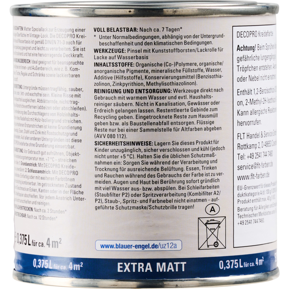 DECOPRO Kreidefarbe 375 ml nostalgic green, matt image number 1