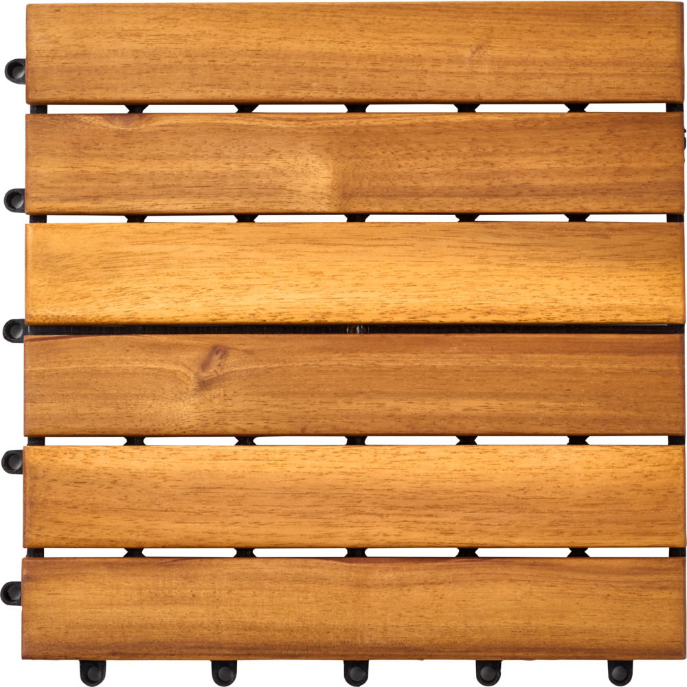 FISHBULL Akazien Holzfliese 30x30 cm image number 1