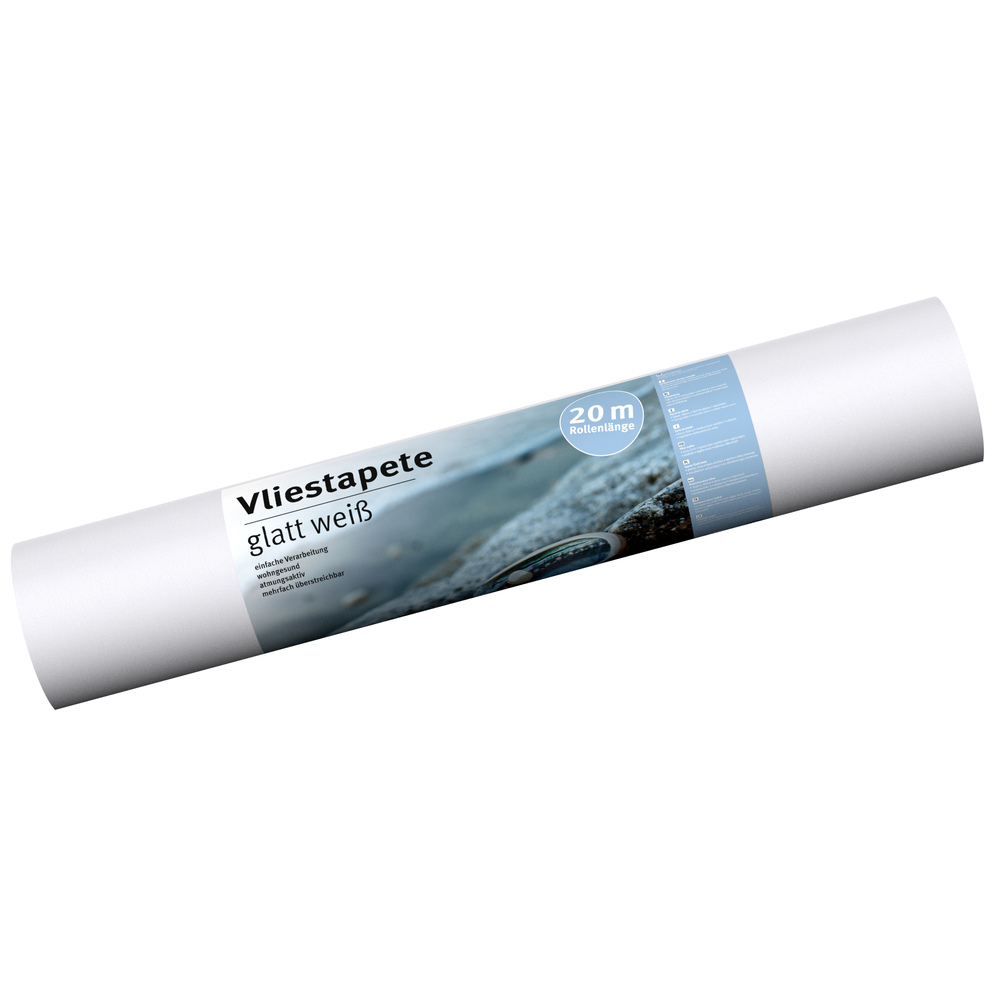 Vliestapete glatt 20 x 0,53 m