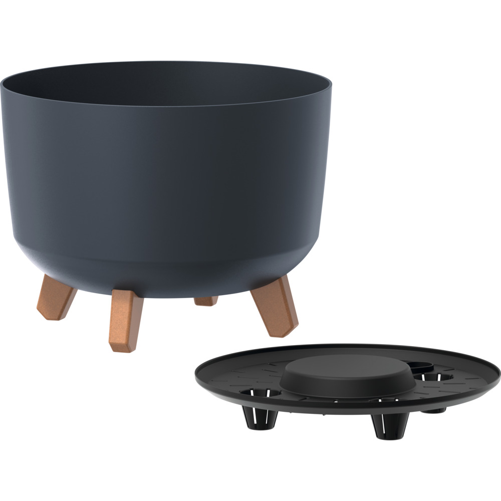Pflanztopf Gracia Low Ø 300mm Anthrazit