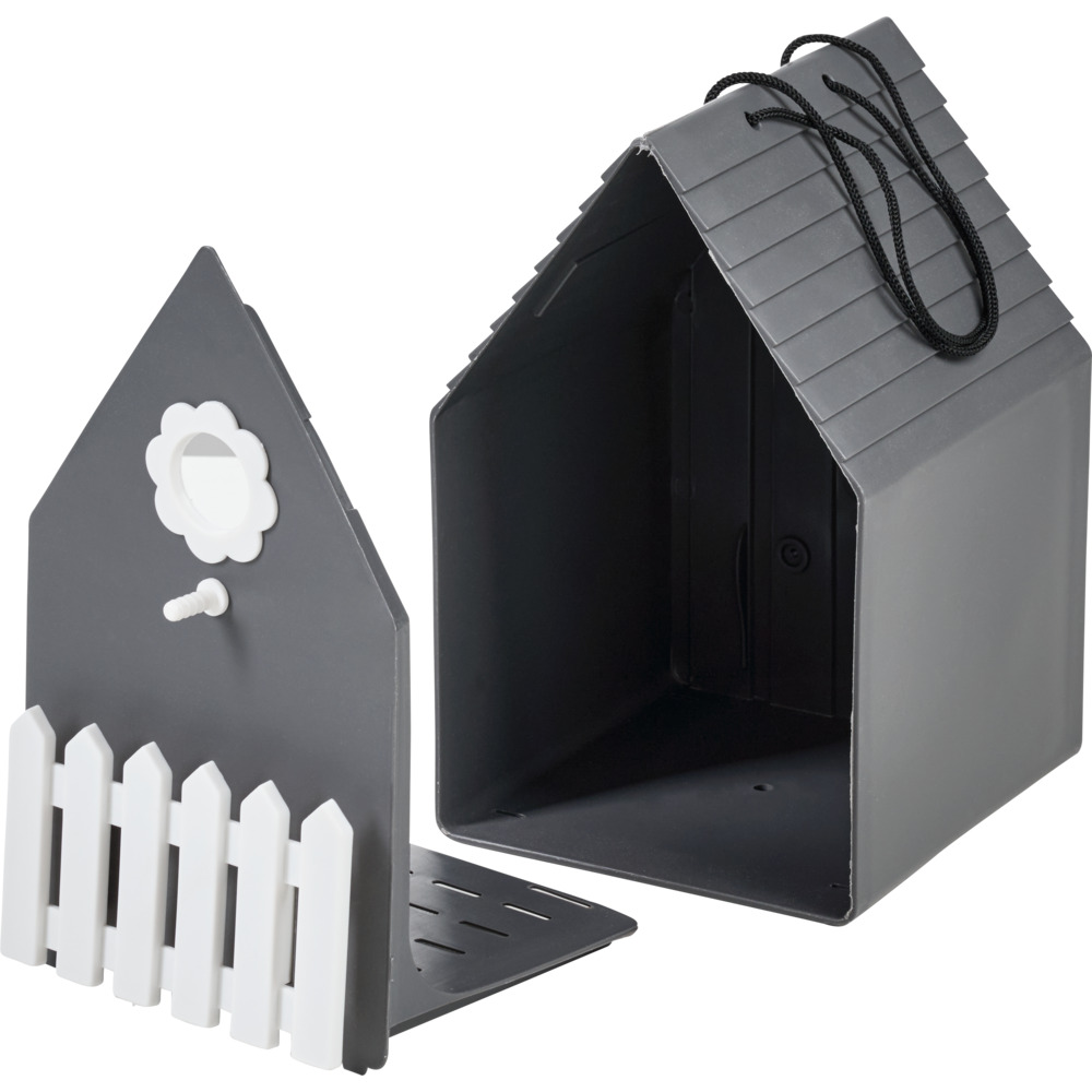 Nistkasten mit Gartenzaun 15 x 16 x 23,5 cm, anthrazit image number 2