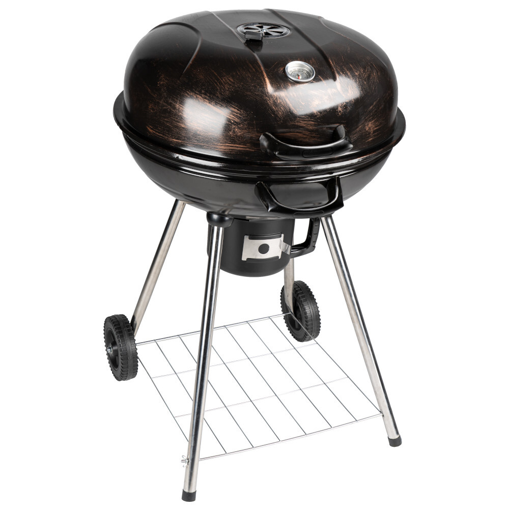DELUXE Kugelgrill 57 cm kupfer-farbige Haube