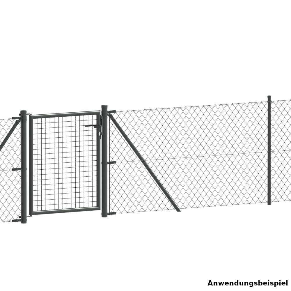 Wellengitter-Einzeltor 1000 x 1500 mm RAL 7016 anthrazit image number 1